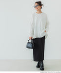 Embossed I Line Skirt