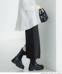 Embossed I Line Skirt