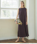 Summer Sale Limited★ Maxi One Piece Ladies Emboss lengan panjang panjang panjang panjang Penjagaan mudah suar mel ekstraktif mel tanpa perkhidmatan 24SS COCA COCA