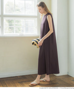 Summer Sale Limited★ Maxi One Piece Ladies Emboss lengan panjang panjang panjang panjang Penjagaan mudah suar mel ekstraktif mel tanpa perkhidmatan 24SS COCA COCA