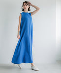 Embossed No Sleeve Maxi Dress