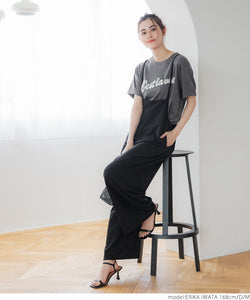 [Sale] Oversized Embroidered Logo T-shirt