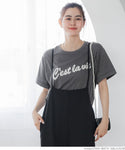 [Sale] Oversized Embroidered Logo T-shirt
