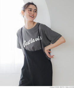 [Sale] Oversized Embroidered Logo T-shirt
