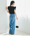 Frill sleeve top