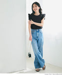 Frill sleeve top
