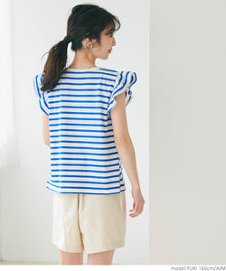 Frill sleeve top