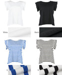 Frill sleeve top