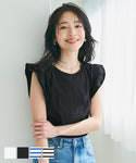 Frill sleeve top