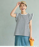 Frill sleeve top