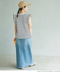 Frill sleeve top
