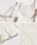 [OUT BRA] Shirred Camisole