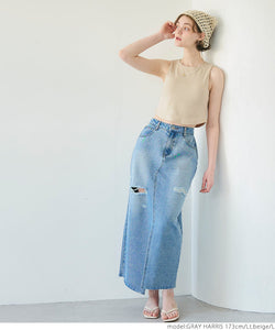 padded ribbed tank