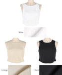 padded ribbed tank