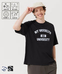 tシャツメンズメンズロゴプリントプリント英字ビッグシルエット吸水速乾抗菌防臭接触冷感タンブルフリー24SSコカコカ