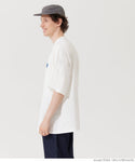 tシャツメンズメンズロゴプリントプリント英字ビッグシルエット吸水速乾抗菌防臭接触冷感タンブルフリー24SSコカコカ