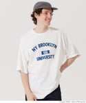 tシャツメンズメンズロゴプリントプリント英字ビッグシルエット吸水速乾抗菌防臭接触冷感タンブルフリー24SSコカコカ