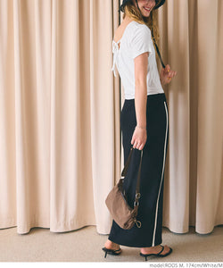 [Sale] Thin Back Bow Top