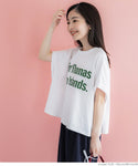 cotton oversized logo T-shirt
