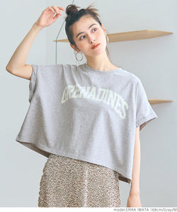 cotton oversized logo T-shirt