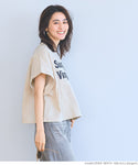 cotton oversized logo T-shirt