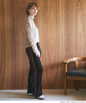 [Sale] Sheer Shirred High Neck Top