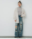[Sale] Sheer Shirred High Neck Top