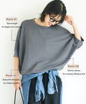 [Embossed] Dolman Top