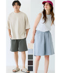 Men's Inlay Backing Sweat Half Pants