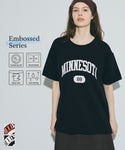 [エンボス加工]ロゴTシャツ