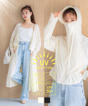 [Rash Guard] Cropped Hoodie Plus Detacable Skirt