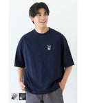 [Bear With Me] Men's Spectacled Bear Embroidery T-Shirt