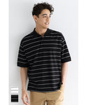 Men's Kanoko Border Polo Shirt