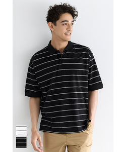 Men's Kanoko Border Polo Shirt