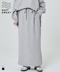 【ソフトスウェット】Iラインスカート
