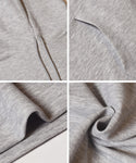 Men's Basic Soft Jersey Big Pullover Hoodie