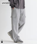 Men's Sweat Wide Cargo Pants