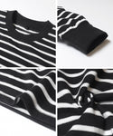 Men's Striped Oversized Long T-Shirt