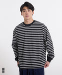 Men's Striped Oversized Long T-Shirt