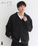 [Timbul] Hoodie Zip Lebar Lelaki