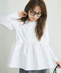 Atasan Peplum Lengan Panjang