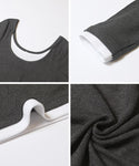 [Sale] Soft Ribbed Layered Dress