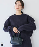 Puffy Jacquard Sweatshirt