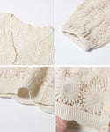 Crochet Flower Cardigan