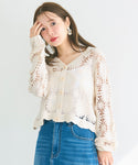 Crochet Flower Cardigan