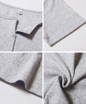Ribbed Short-Sleeved Cardigan