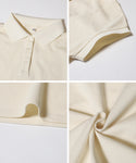 French Sleeve Polo Shirt