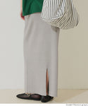 Cut Rib A-Line Skirt