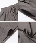 [Light Embossed] Tuck Wide Easy Pants