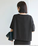 [Light Embossed] Wide T-Shirt